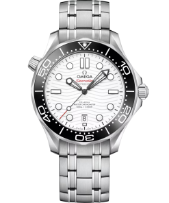 Omega Seamaster Diver 300M 42mm White Dial Stainless Steel Bracelet 210.30.42.20.04.001