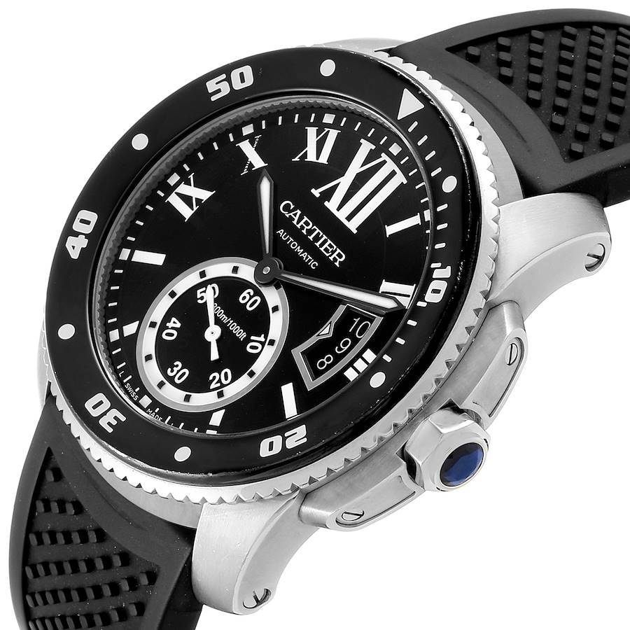 Cartier Calibre Diver Black Rubber 42mm - Image 3
