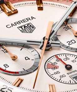 Alternative view of TAG Heuer Carrera Chronosprint X Porsche Special Edition 42mm Mens Watch Beige CBS2040.FC8318
