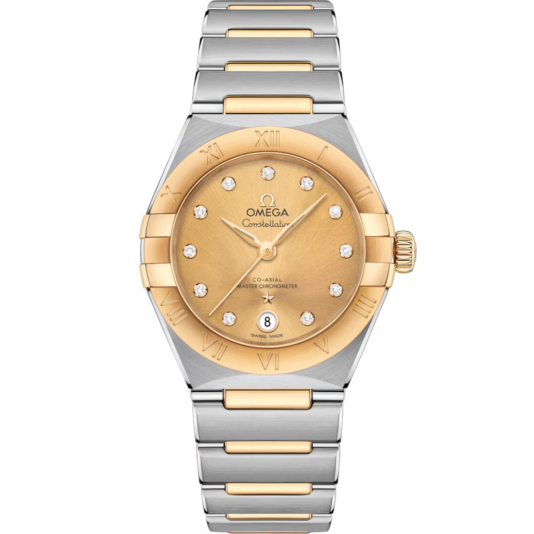 Omega Constellation Ladies' Selection 29mm steel �?yellow gold on steel �?yellow gold 131.20.29.20.58.001