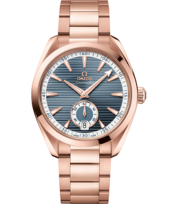 Omega Seamaster Aqua Terra 150M 41 mm Blue Dial Sedna�?18k Rose Gold Bracelet 220.50.41.21.03.001