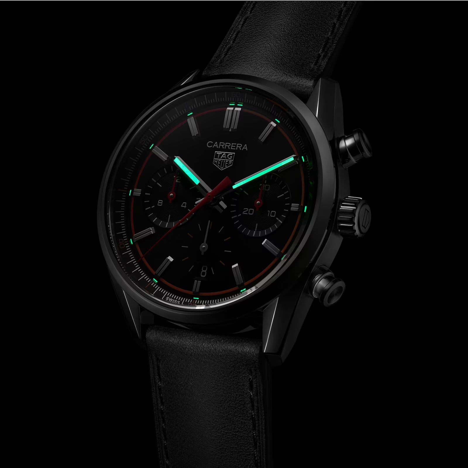 TAG Heuer Carrera Chronograph 42mm Mens Watch Black CBN201C.FC6542 - Image 6