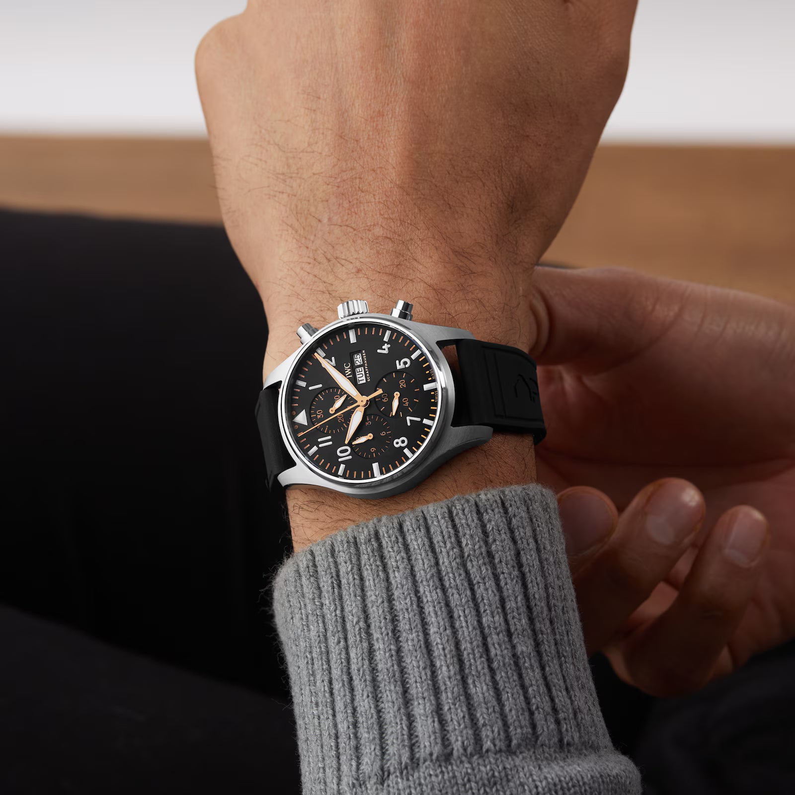 IWC Pilot's Chronograph 41mm APXGP Mens Watch Black IW388116 - Image 5