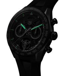 Alternative view of TAG Heuer Carerra Chronograph Tourbillon Extreme Sport 44mm Mens Watch Black CBU5080.FT6272