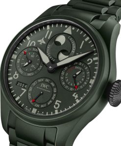 Alternative view of IWC Big Pilot's Watch Perpetual Calendar Top Gun Woodland 46.5mm IW503101