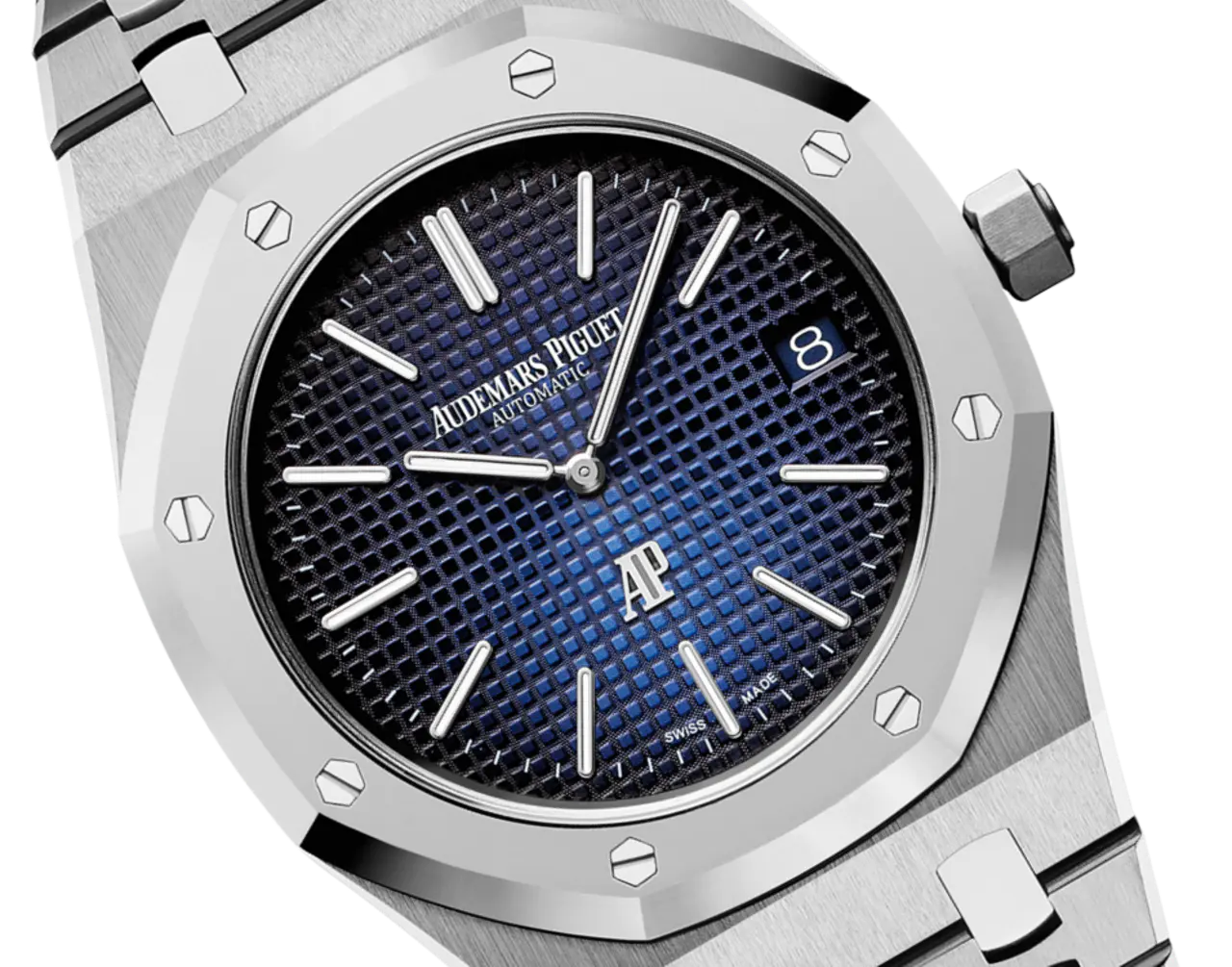 Audemars Piguet Royal Oak 39mm Smoked Blue Dial Titanium 15202IP.OO.1240IP.01 - Image 3