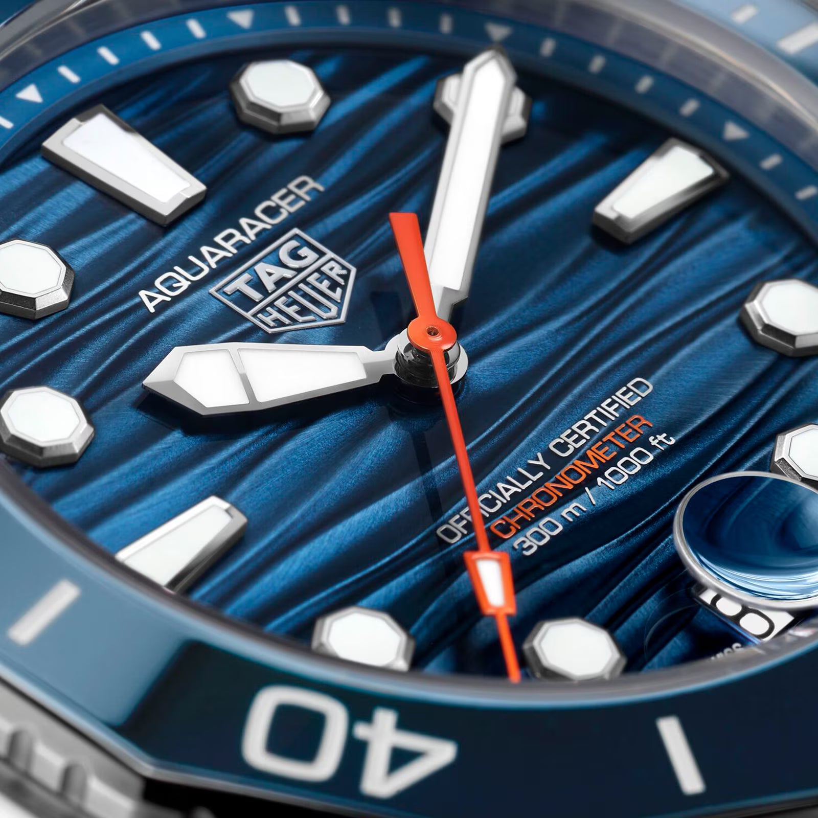 TAG Heuer Aquaracer Professional 300 Date 42mm Mens Watch Blue WBP5111.BA0013 - Image 2