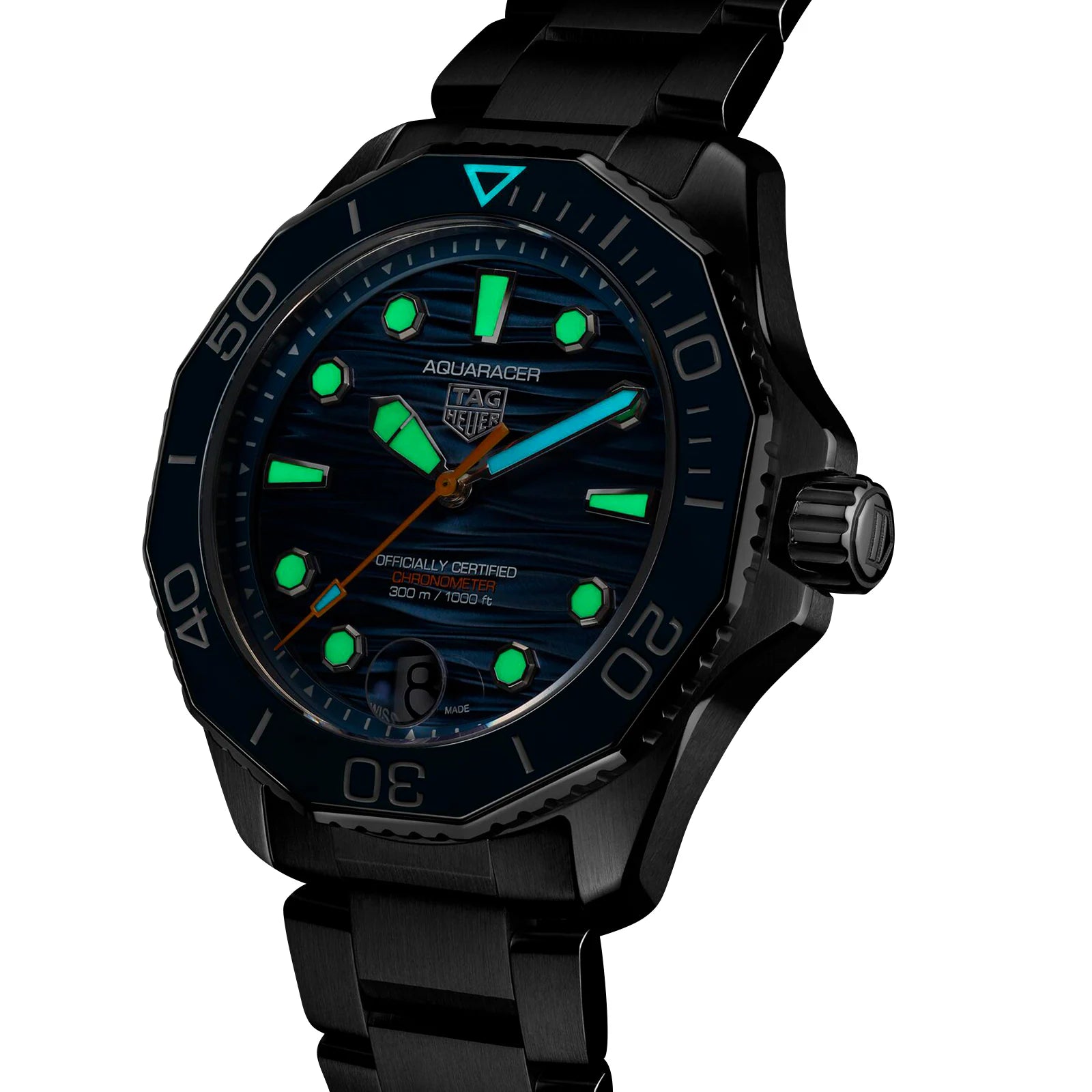 TAG Heuer Aquaracer Professional 300 Date 42mm Mens Watch Blue WBP5111.BA0013 - Image 4