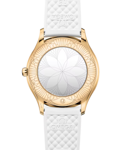 Alternative view of Omega De Ville Trésor 36mm White Dial with Diamonds Moonshine�?18k Rose Gold Strap 428.57.36.60.04.001
