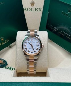 Alternative view of Rolex Datejust m278271-0001/0002 White 31mm Dial Oyster Bracelet Watch