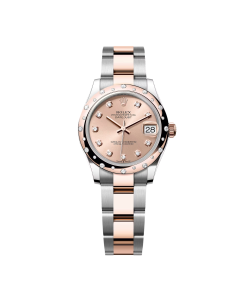 Alternative view of Rolex Datejust m278341-0023/0024 Rosé Dial 31mm Oyster Bracelet