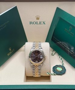 Alternative view of Rolex Datejust m278273-0017/0018 31mm Dark Grey Dial Stainless Steel and Yellow Gold Oyster Watch