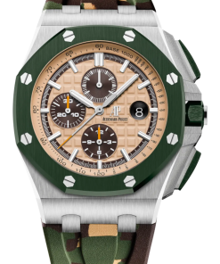 Audemars Piguet OFFSHORE Beige Camouflage Dial CHRONOGRAPH 44mm 26400SO.OO.A054CA.01