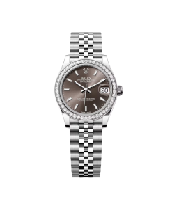 Alternative view of Rolex Datejust m278384RBR Dark Grey 31mm Dial
