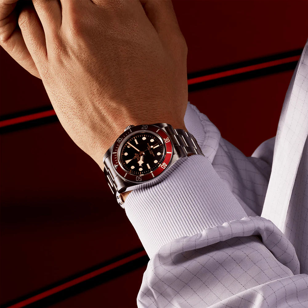 TUDOR Black Bay 41mm Black Dial & Red Bezel Men's Bracelet Watch M7941A1A0RU-0001 - Image 2