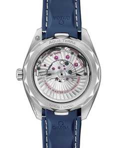 Alternative view of OMEGA Seamaster Aqua Terra 41mm Blue Dial Stainless Steel Strap 220.12.41.21.03.007