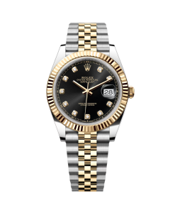 Rolex  Datejust 41mm 126333 Black Diamond Jubilee Steel and Yellow Gold Men’s Watch