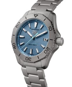Alternative view of TAG Heuer Aquaracer Professional 200 Solargraph Titanium 40mm Mens Watch Blue WBP1182.BF0000
