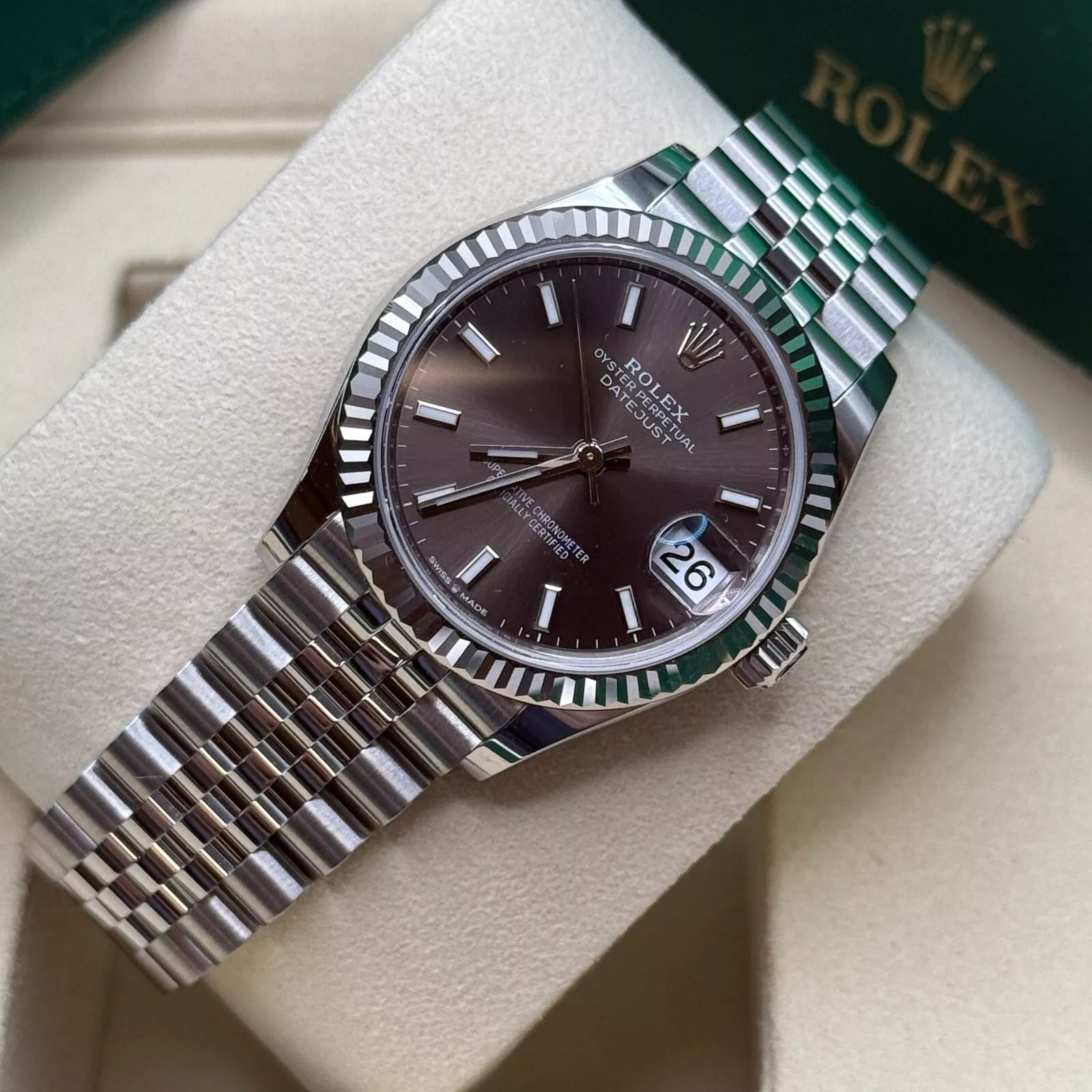Rolex Datejust m278274-0015/0016 Dark Grey Dial 31mm Oyster Bracelet - Image 5