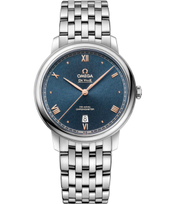 Omega De Ville Prestige 39.5mm Blue Dial Stainless Steel Bracelet 424.10.40.20.03.004