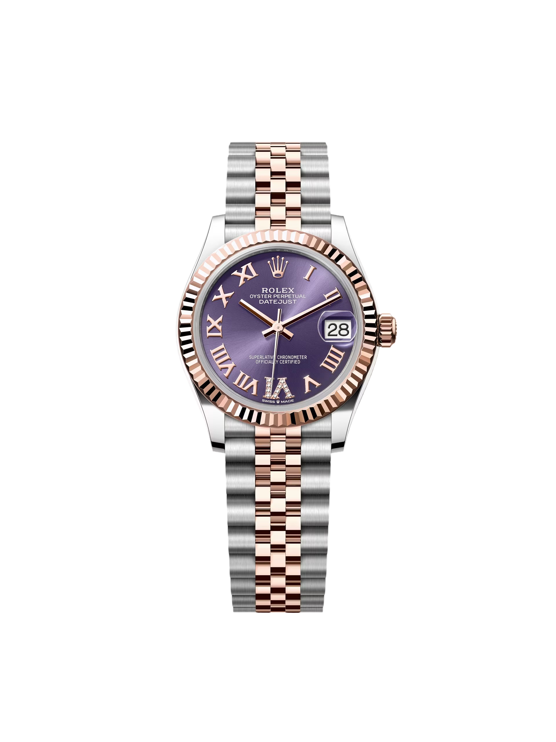 Rolex Datejust m278271-0019/0020 Aubergine 31mm Dial Oyster Bracelet Watch - Image 12