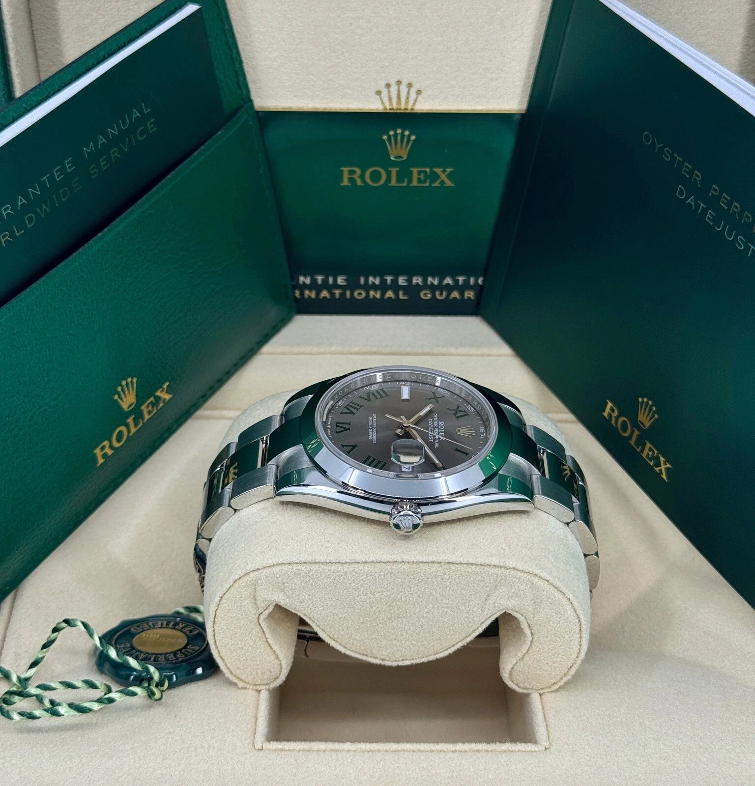 Rolex Datejust 41mm 126300 Slate Roman Oyster Stainless Steel Watch - Image 5
