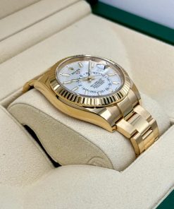 Alternative view of Rolex  Sky-Dweller 42mm 336938-0003 Yellow Gold White Dial