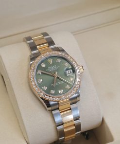 Alternative view of Rolex Datejust m278383RBR-0029/0030 31mm Olive Green Dial Oyster Bracelet