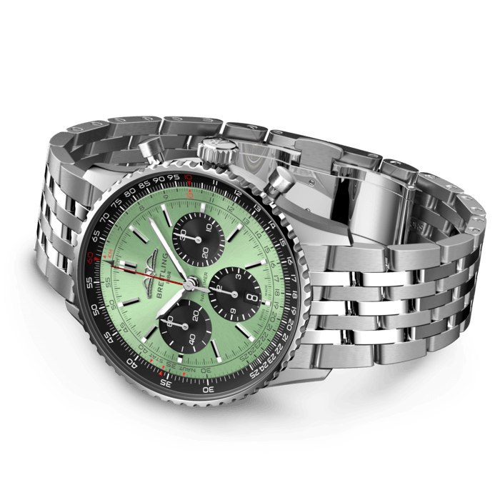 Breitling AB0138241L1A1 Navitimer B01 Green Dial - Νew - Image 4