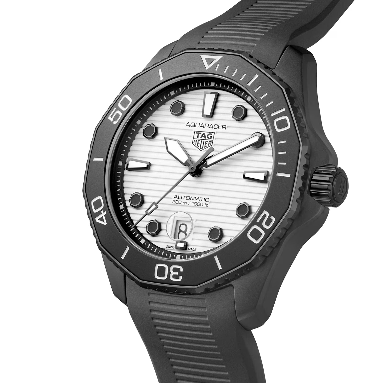 TAG Heuer Night Diver Aquaracer Calibre 5 43mm Mens Watch WBP201D.FT6197 - Image 5