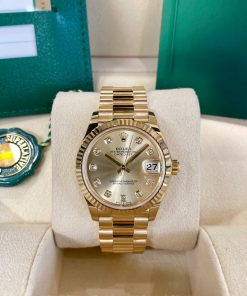 Alternative view of Rolex Datejust m278278-0009 Champagne 31mm Dial President Bracelet Watch