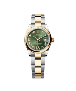 Rolex Datejust m278243-0015/0016 31mm Olive Green Dial Yellow Rolesor Oyster Watch