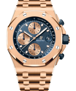 Audemars Piguet OFFSHORE Pink Gold Blue Dial CHRONOGRAPH 42mm 26238OR.OO.2000OR.01
