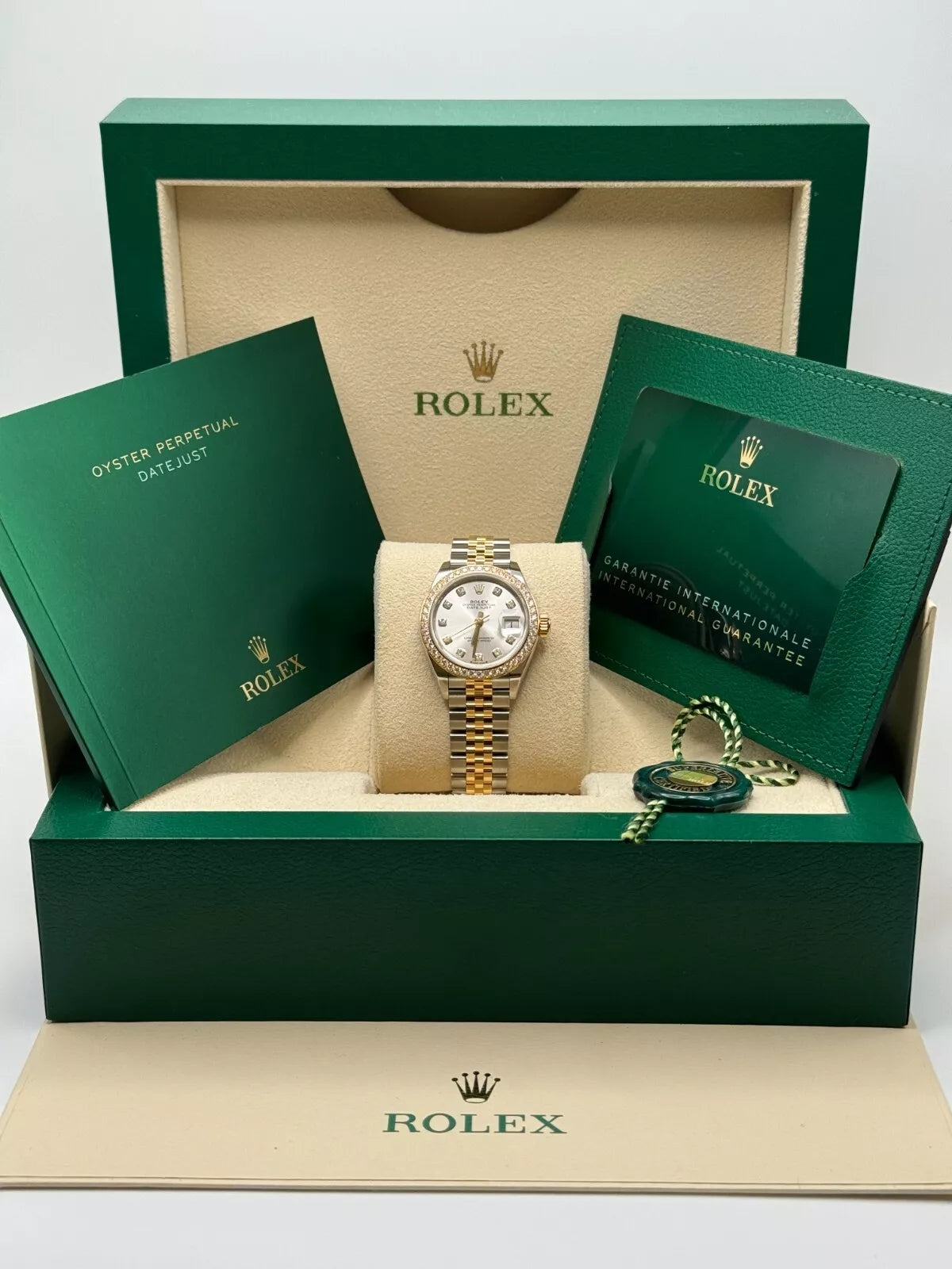 Rolex Lady-Datejust 28mm 279383RBR Silver Diamond Dial Yellow Rolesor Oyster Bracelet - Image 8