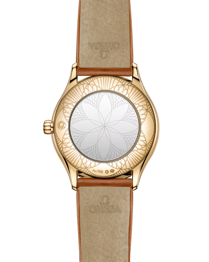 Omega De Ville Mini Trésor 26mm White Dial with Diamonds Moonshine�?18k Rose Gold Strap 428.57.26.60.04.004 - Image 2