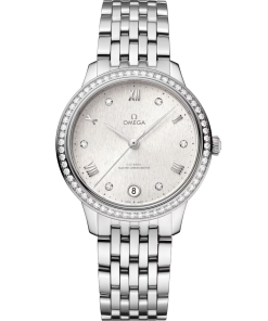 Omega De Ville Prestige, Stainless Steel and Diamond-set, 34 mm 434.15.34.20.52.001