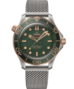 Omega Seamaster Diver 300m, Titanium and OMEGA’s exclusive 9K Bronze Gold, 42mm 210.90.42.20.10.001