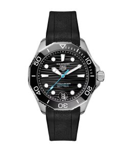 TAG Heuer Aquaracer Professional 300 Date 42mm Mens Watch Black Rubber WBP5110.FT6257