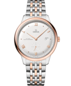 Omega De Ville Prestige 41mm Silver Dial Stainless Steel and Sedna�?18k Rose Gold Bracelet 434.20.41.20.02.001
