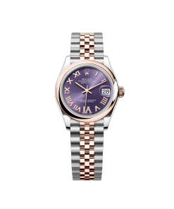 Alternative view of Rolex Datejust m278241-0019/0020 Aubergine 31mm Dial Oyster Bracelet Watch