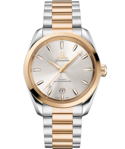 OMEGA Seamaster Aqua Terra 41 mm Atlantic blue Dial Stainless Steel and Sedna�?18k Yellow Gold Bracelet 220.20.38.20.02.002