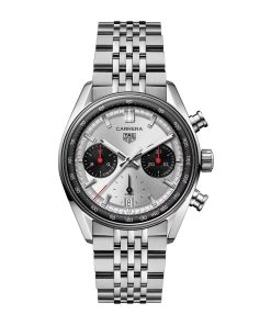 TAG Heuer Carrera Chronograph 39mm Mens Watch Silver CBS2216.BA0048