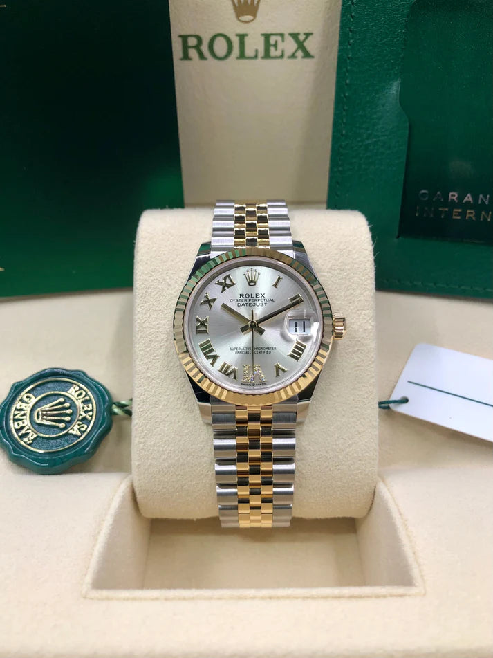 Rolex Datejust m278273-0003/0004 31mm Silver Dial Stainless Steel and Yellow Gold Oyster Watch - Image 8