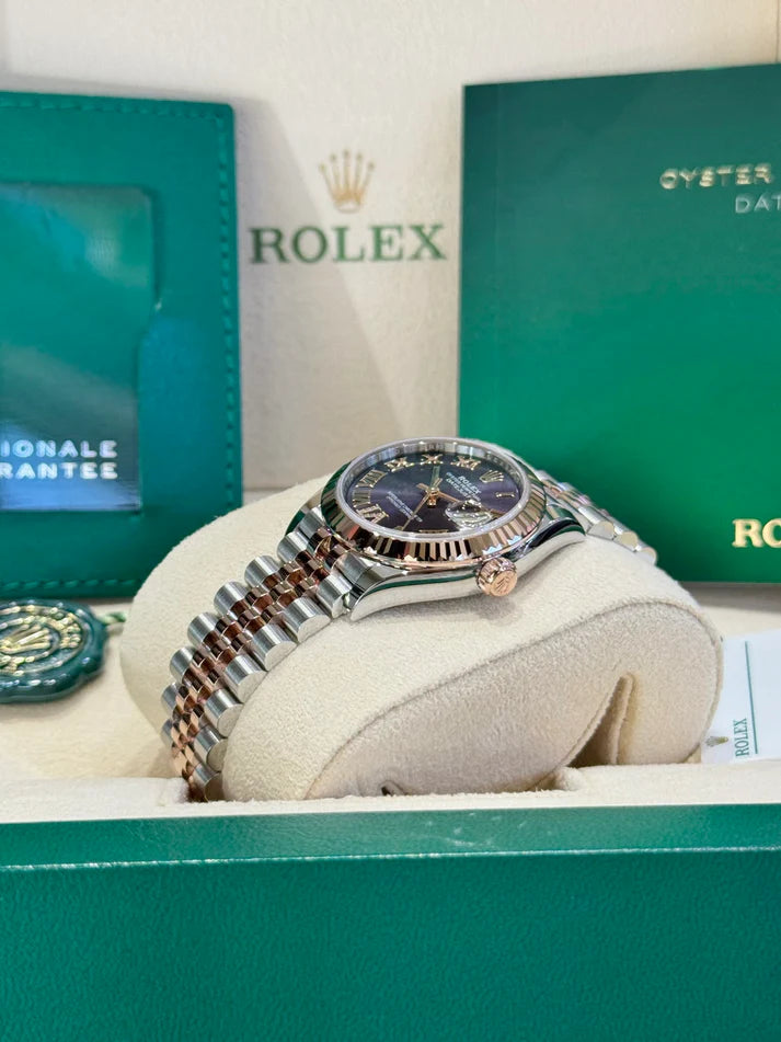 Rolex Datejust m278271-0019/0020 Aubergine 31mm Dial Oyster Bracelet Watch - Image 6