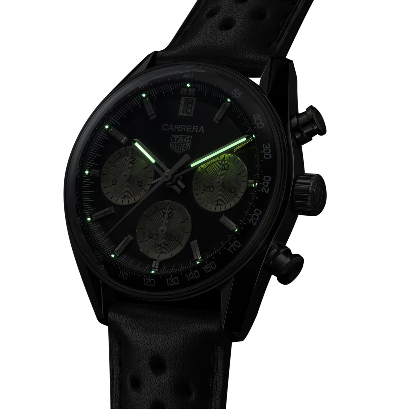 TAG Heuer Carrera Chronograph 39mm Mens Watch Black CBS2210.FC6534 - Image 3