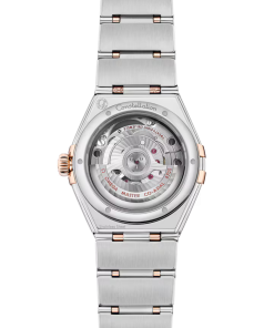 Alternative view of Omega Constellation 29mm Steel And Sedna Gold Case Diamond Bezel PVD Canopus Gold Silver Dial 131.25.29.20.52.003