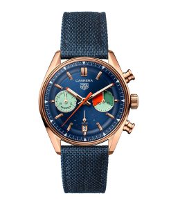 TAG Heuer Carrera Skipper Chronograph 39mm Mens Watch Blue CBS2241.FN8023