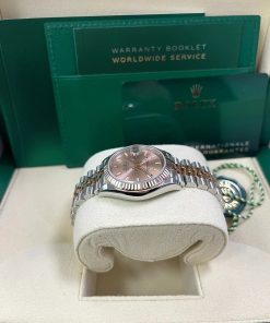 Alternative view of Rolex Datejust m278271-0009/0010 Rose 31mm Dial Oyster Bracelet Watch