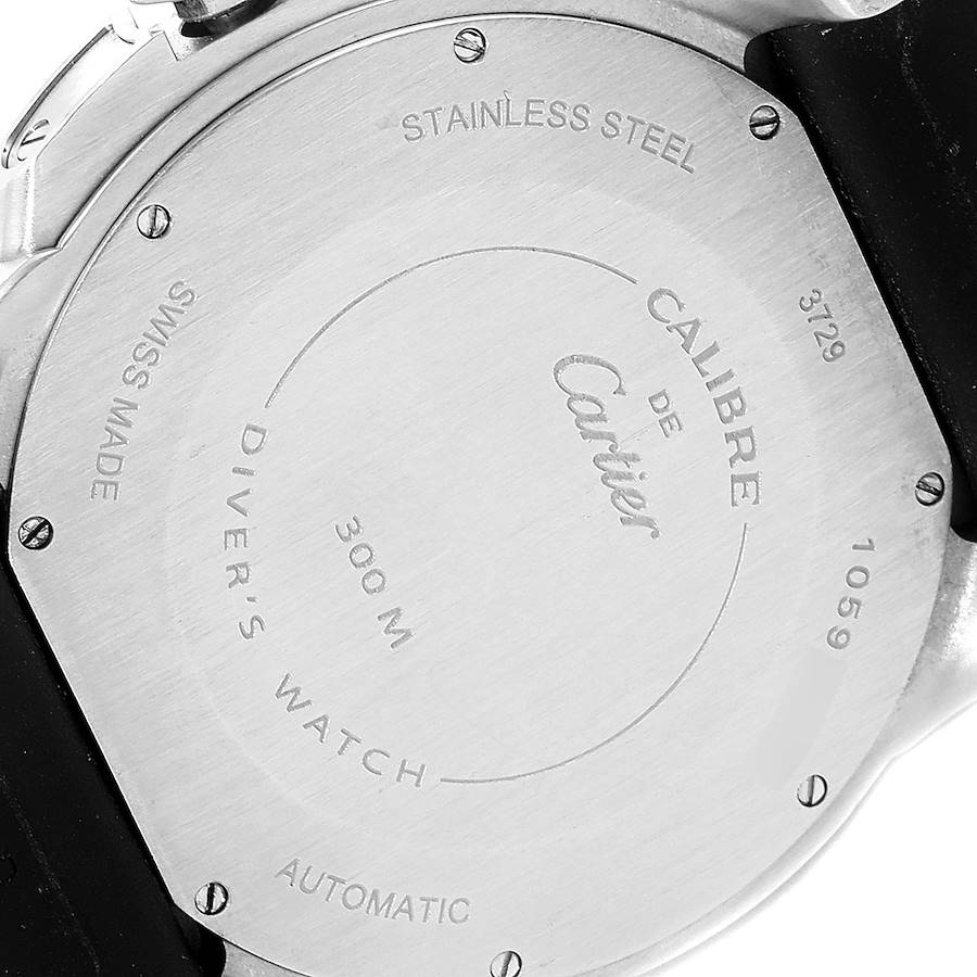 Cartier Calibre Diver Black Rubber 42mm - Image 5