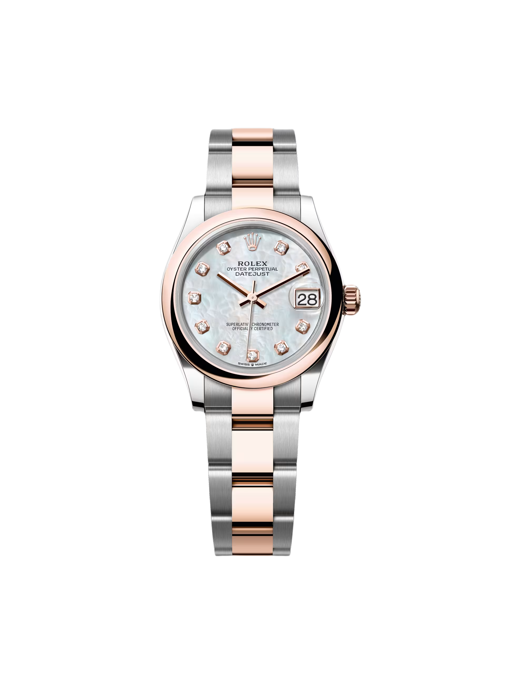 Rolex Datejust m278241-0025/0026 White Mother-of-Pearl 31mm Dial Oyster Bracelet Watch - Image 4